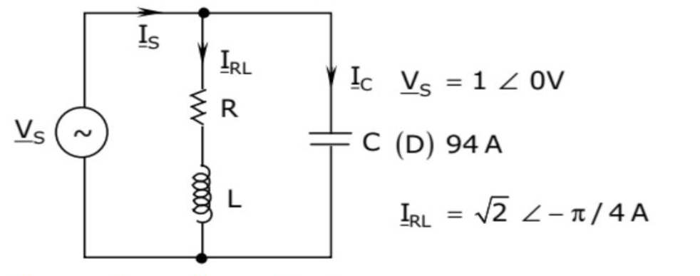GATE 2011 Electric Circuits Q1 circuit diagram