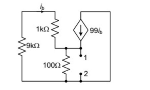GATE 2012 Electric Circuits Q2 circuit diagram