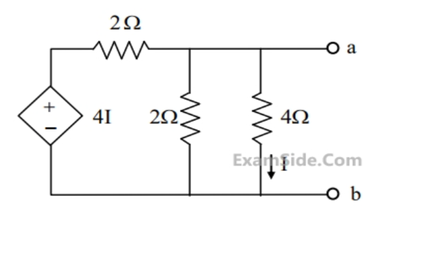 GATE 2015 Electric Circuits Q1 circuit diagram