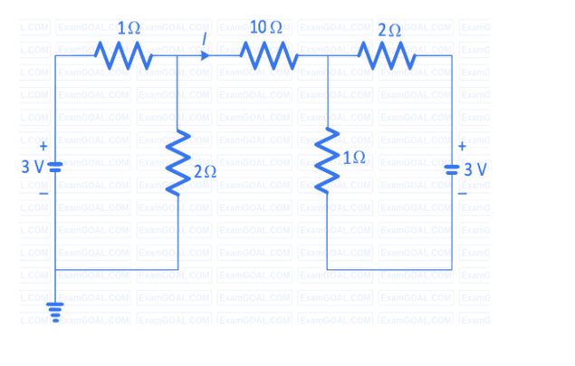 GATE 2022 Electric Circuits Q2 circuit diagram