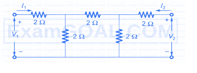 GATE 2024 Electric Circuits Q6 circuit diagram