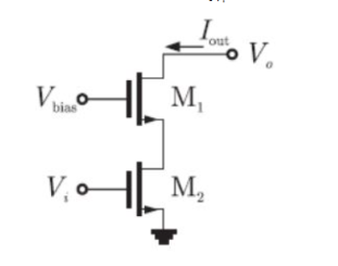GATE 2008 Analog Electronics Q5 NMOS circuit diagram