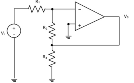 GATE 2010 Analog Electronics Q4 op-amp circuit diagram