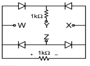 GATE 2013 Analog Electronics Q6 transistor circuit diagram