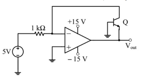 GATE 2014 Analog Electronics Q4 circuit diagram