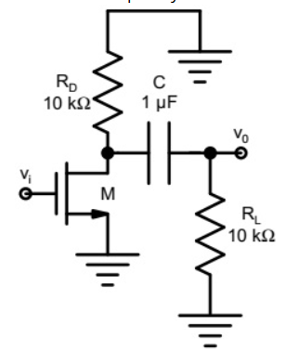 GATE 2014 Analog Electronics Q8 op-amp circuit diagram