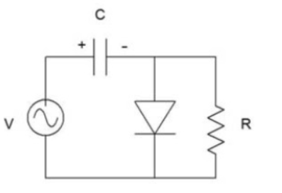 GATE 2015 Analog Electronics Q14 opamp circuit diagram
