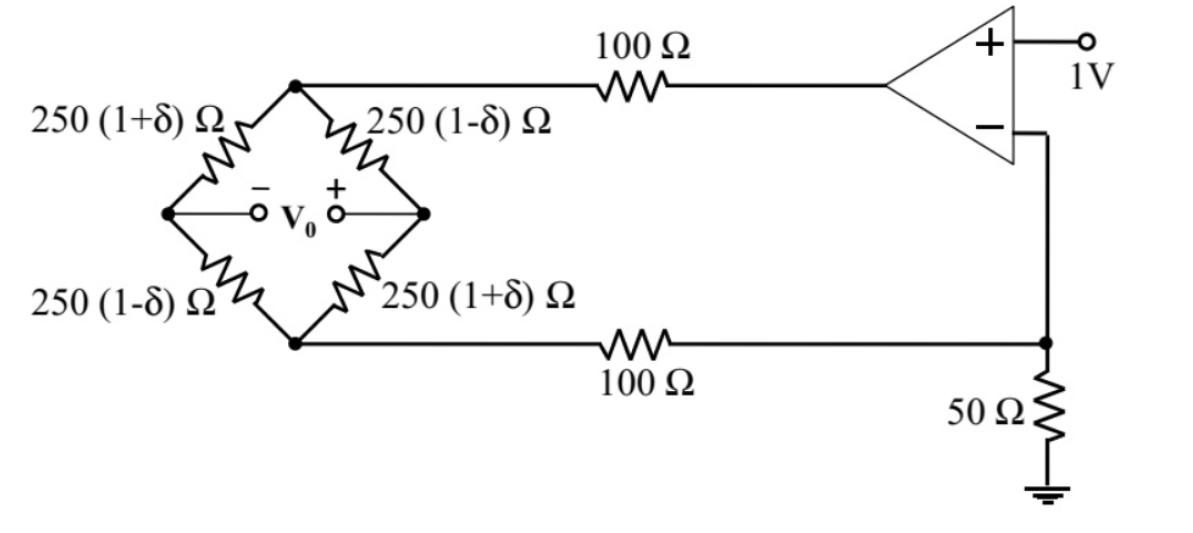 GATE 2015 Analog Electronics Q17 opamp circuit diagram