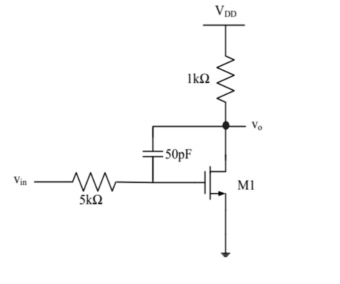 GATE 2016 Analog Electronics Q1 transistor circuit diagram