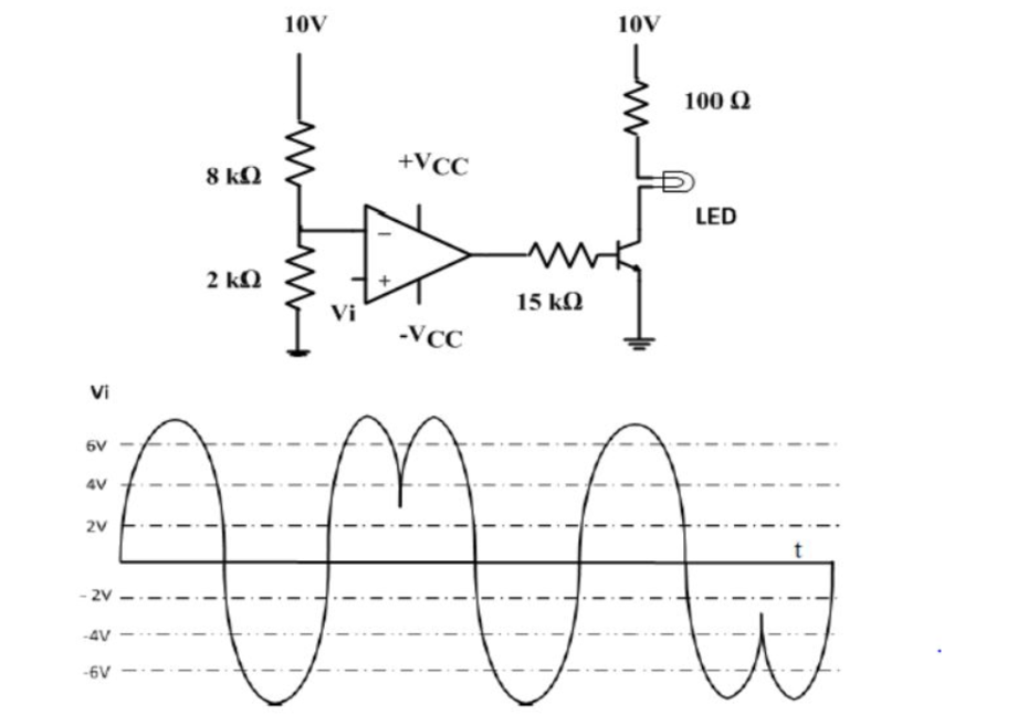 GATE 2016 Analog Electronics Q18 opamp circuit diagram