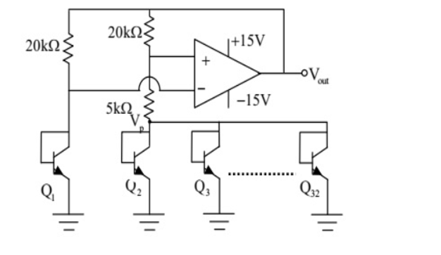 GATE 2017 Analog Electronics Q2 transistor circuit diagram