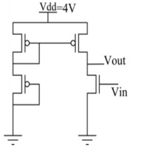 GATE 2019 Analog Electronics Q2 NMOS circuit diagram