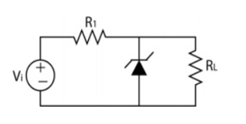 GATE 2019 Analog Electronics Q5 Zener circuit diagram