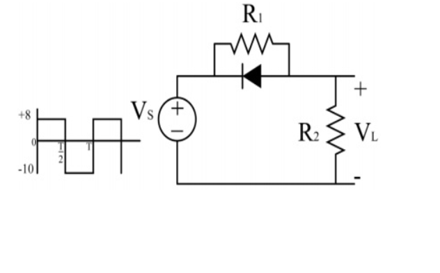GATE 2019 Analog Electronics Q6 diode circuit diagram