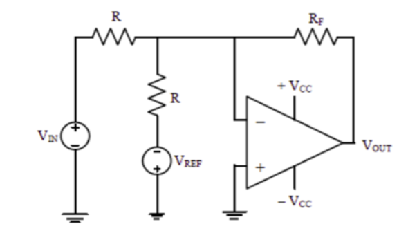 GATE 2021 Analog Electronics Q3 circuit diagram