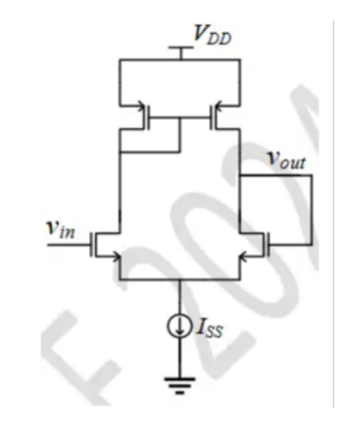 GATE 2024 Analog Electronics Q5 transistor circuit diagram