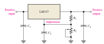 Adjustable positive voltage regulator