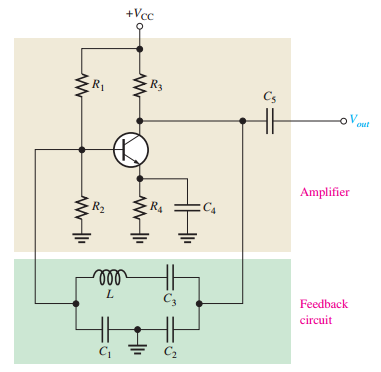 Clapp oscillator circuit.