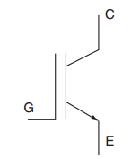 n-channel IGBT symbol