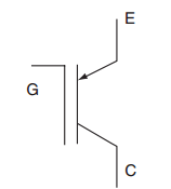 p-channel IGBT symbol