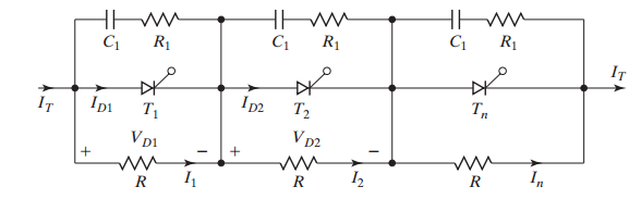 Voltage sharing network
