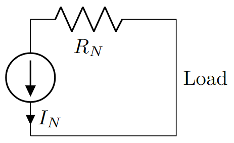 Norton equivalent circuit